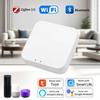 Умный многорежимный шлюз ZigBee WiFi Bluetooth Хаб Мост Управление через приложение Tuya Smart Life Работает с Alexa Google Home Голосовое управление