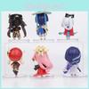 Изысканный набор ПВХ аниме-маскотов первого поколения, 8 см, 290 г, коллекционные фигурки