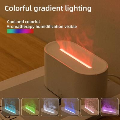 2024 новейший увлажнитель воздуха RGB Flame 130 мл 3D Flame Aroma Diffuser для спальни