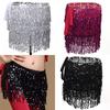 Belly Dance Costume Sequin Tassel Fringe Hip Scarf Belt Waist Wrap Skirt