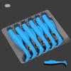 6Pcs Tpr Soft Lure 8 Cm Rubber Fishing Lure Shad Swim Baits Silicone Bait