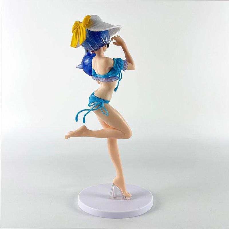 Rem Ram Купальник Фигурка ReZero Аниме Жизнь Модель Украшение Игрушка Подарок