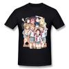Милая Аниме Мужская Футболка Aqours Love Live Sunshine Lovelive Удобная Печать Футболка Футболки Повседневная Футболка с Круглым Вырезом