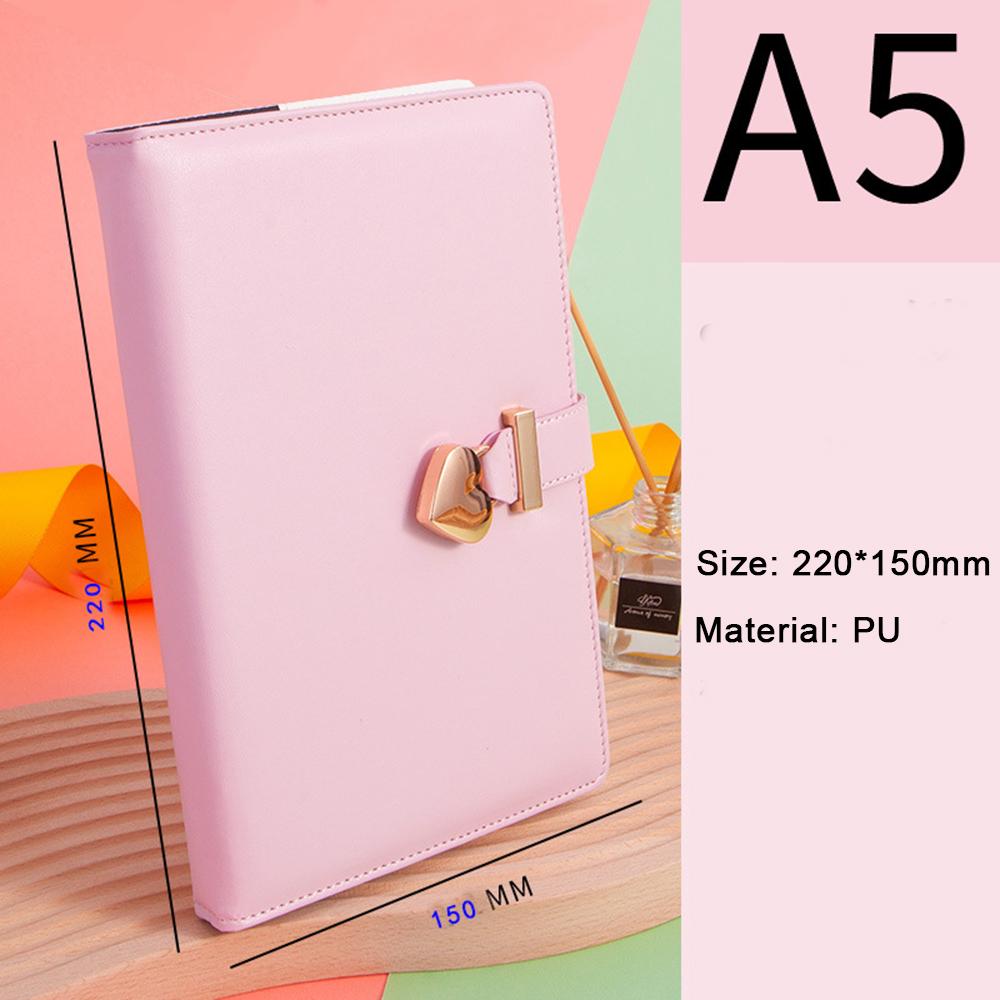 Блокнот для студентов колледжа формата А5/А6, кожаный блокнот с замком, протоколы деловых встреч, дневник, журнал путешествий, выдержки