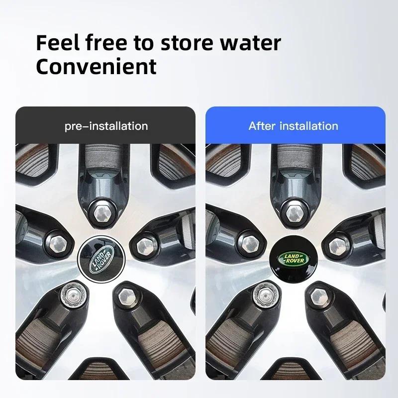 62MM Metal Car Wheel Hub Cover Wheel Center Protective Cover For Land Rover Discovery 2 3 4 Range Rover Freelander SV SVR Velar