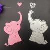 Cute Cartoon Elephant Carbon Steel Cutting Die Paper Cloth Scrapbook DIY Stencil