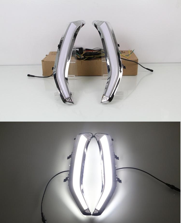 Светодиодные дневные ходовые огни для переднего бампера для Subaru Forester 2013-2018