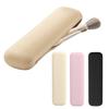 Makeup Brush Storage Bag Dustproof Design Water-Resistant Compact Silicone Cosmetic Bag Storage Organizer