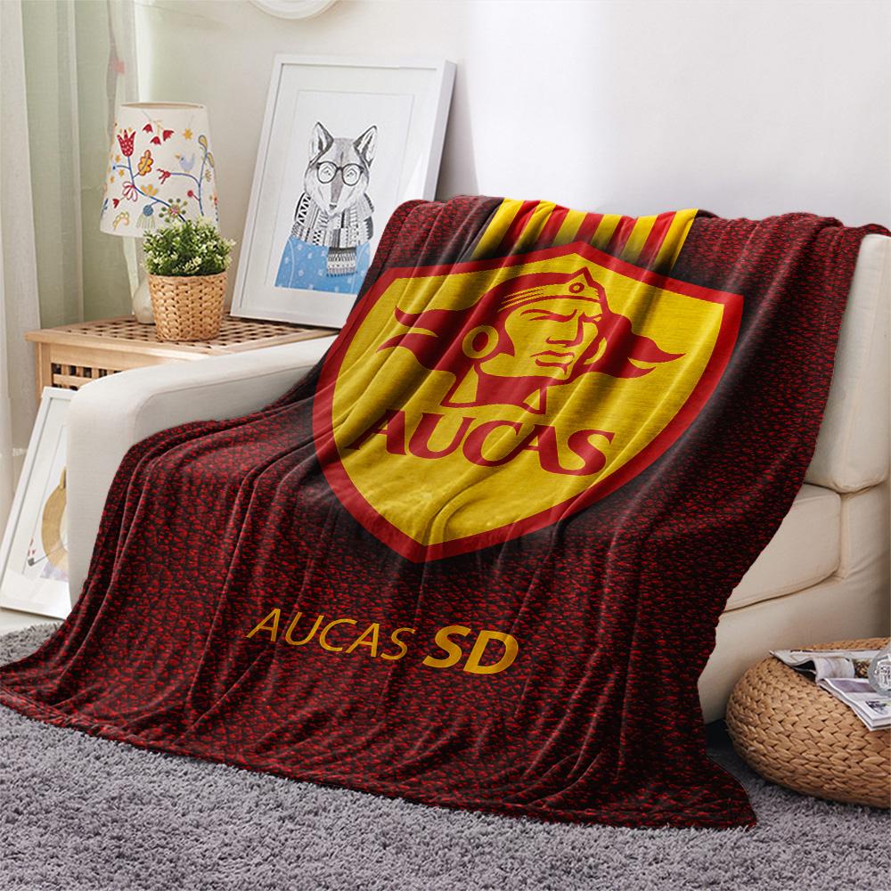 Ocas Sports Club  Print Flannel Blanket, High quality Comfortable for All Seasons, Home Decor, Warmth and Comfort