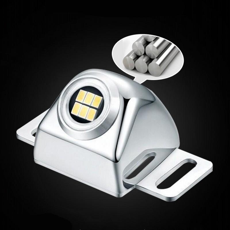 Светодиодный фонарь номерного знака, фонарь подсветки, в сборе, автомобильные фонари заднего хода, мигающий предупреждающий фонарь, универсальный для автомобиля, мотоцикла, парковки, модифицированный