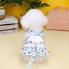 With Traction Buckle Cat Princess Dress Cute Dog Skirt Portable Pet Angel Wings Dress  Small Dogs