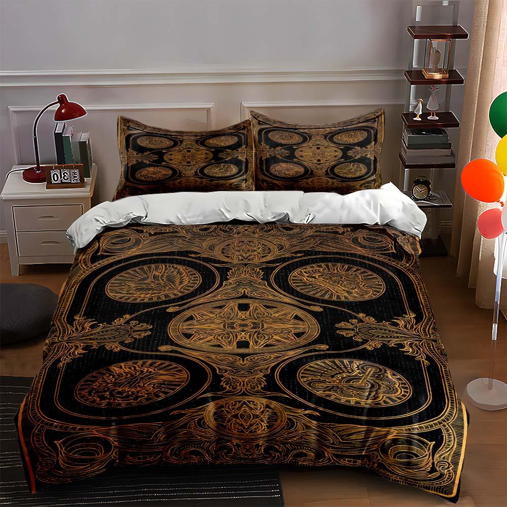 Ornate, circular, intricate. Bedding Duvet cover sets Duvet covers Pillowcases gifts (1 * Duvet Cover 2 * Pillowcases, without duvet insert)