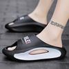Men's Slip On Platform Slippers 2024 Summer New Soft Sole Light Non-slip Bathroom EVA Slides Shoes for Men Outdoor Beach Shoes