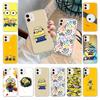 Чехол для Samsung A04 A14 A23 A34 A54 M23 M33 M52 M53 Realme 10 9 C30S C35 C55 VIVO Y02S Y21 Y51 X80 Pro Прозрачный чехол MI33 Minions