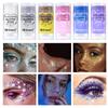 Fit Colors 6 Waterproof Body Paint Sequin Stick Face Lip Star Glitter Eyeshadow Holiday Stage Makeup