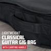GATOR GBE Series Classical Guitar Gig Bag, Black, Nylon, GBE-CLASSIC