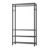 Clothing Garment Rack, Heavy Duty Clothing Garment Rack, 4 Adjustable Tiers Clothing Racks with Carbon Steel, 227 kg Load Capacity Closet Wardrobe for