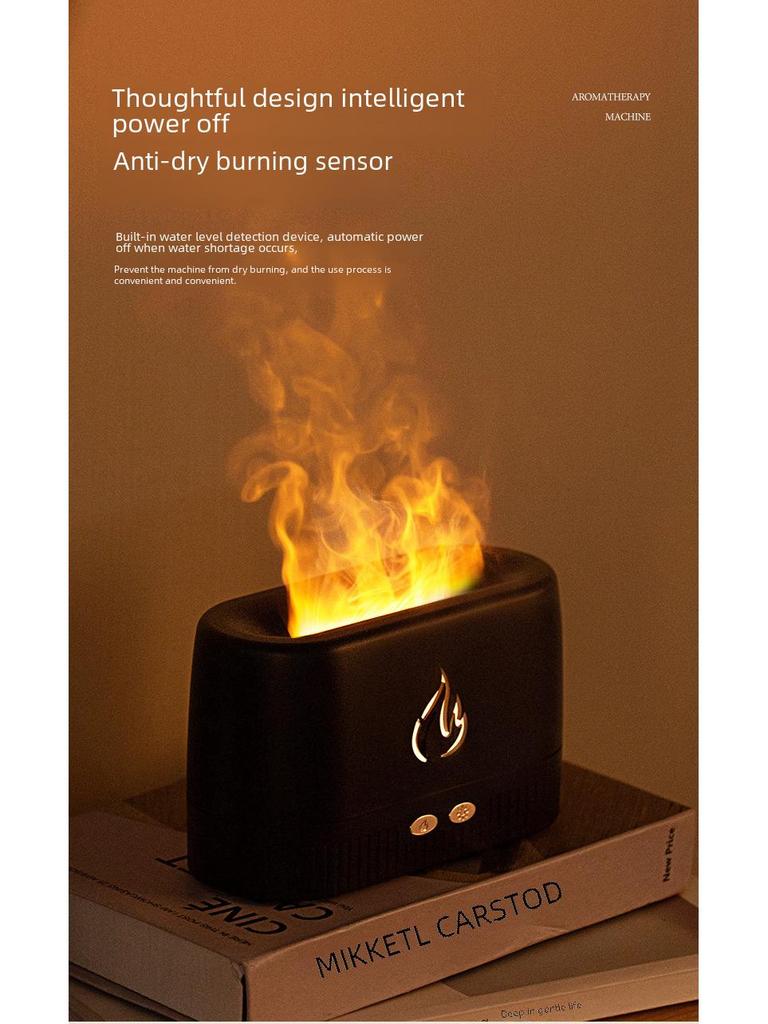 USB 3D Flame Ароматерапевтический увлажнитель с автоматическим распылителем