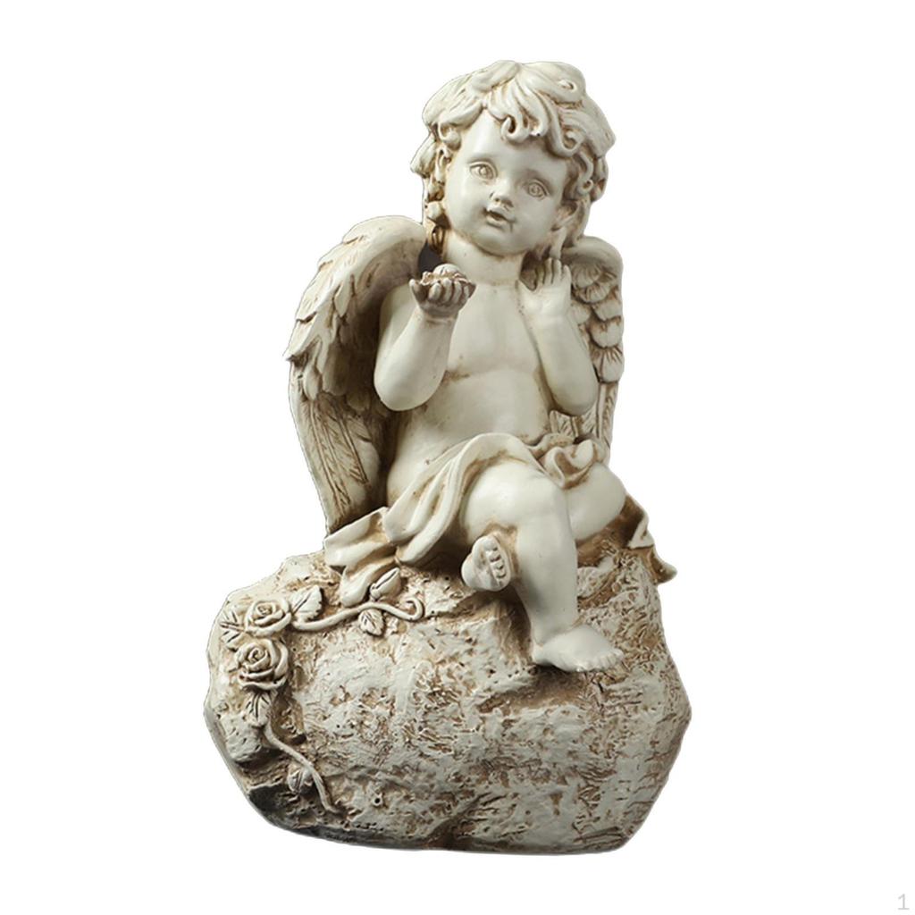 Статуэтка Ангела Фигурка Креативные Фигурки Статуи Ангелов Миниатюры для дома e Сказочный Сад