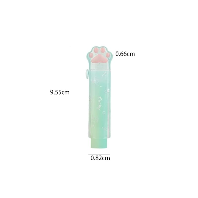 Ластики с блестками, идеально подходят для учеников начальной школы, стирают чисто и легко, милые ластики с персонажами для детей, разноцветный растягивающийся пиксель-арт