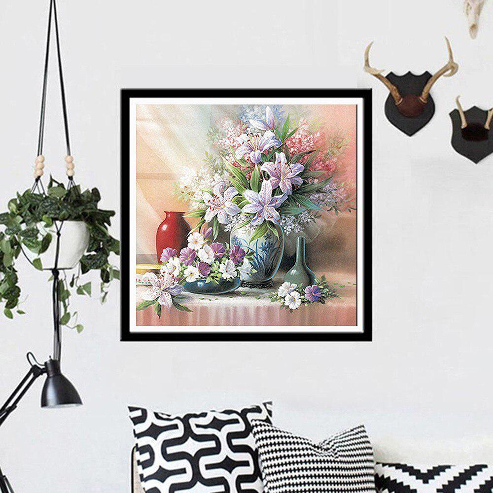 Diamond Mosaic Stitch Flower Full Square 5D Diamond Painting Picture of Rhinestone Embroidery