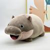 Moo Deng Hippo Plush Toys Cute Cartoon Girl Holiday Gifts Throw Dolls Pillow