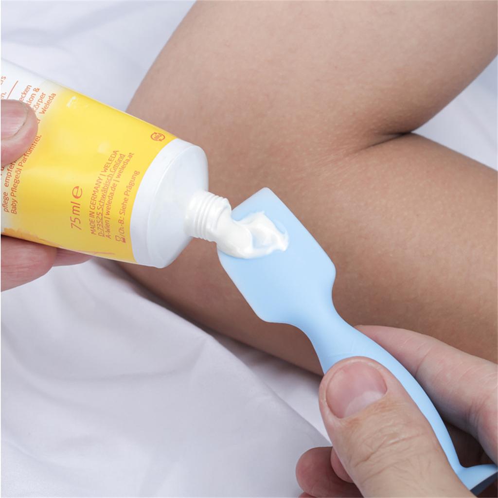 Baby Diaper Cream Spatula Applicator Butt Pastes Spatula Diaper Cream Brush for Baby Silicone Diaper Rash Cream Brush