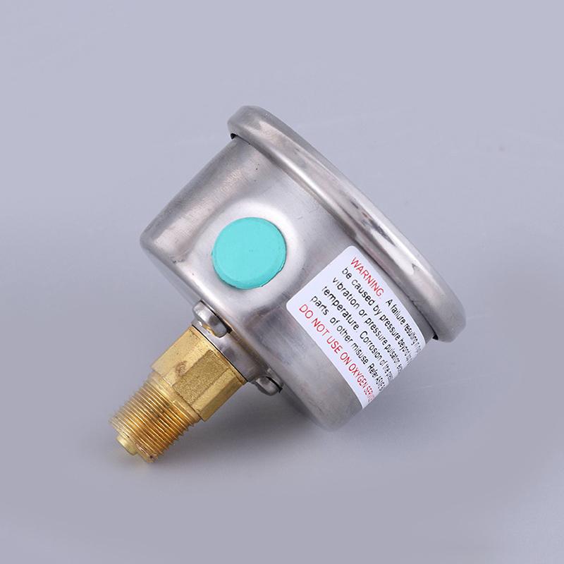 Маслонаполненный/Безмасляный манометр 40 МПа/6000 фунтов на кв. дюйм Насос высокого давления Манометр для воздушного компрессора Резьба M10*1 Прокладка M10