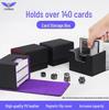 PTCG Card Storage Box: Holds 140+ Cards - Commander Deck for Pokémon, Yu-Gi-Oh, MTG