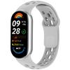 Силиконовый ремешок для Xiaomi Smart Band10 9 8 NFC Спортивный резиновый браслет ремешок для часов pulseira correa Xiaomi Mi Band 10 9 8 NFC Аксессуары