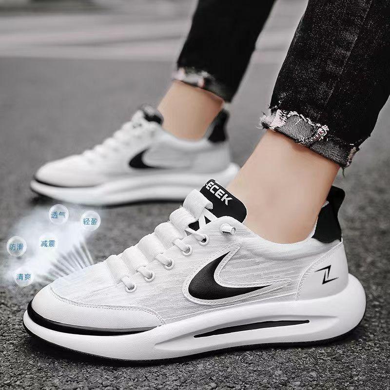 Мужская обувь 2025 лето новая спортивная и повседневная обувь мягкая подошва мягкая поверхность дышащая для бега модный тренд студенческая обувь
