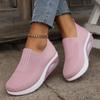 Women Mesh Breathable Loafers Sneakers Solid Color Front Summer Walking Casual Shoes Size 36-43