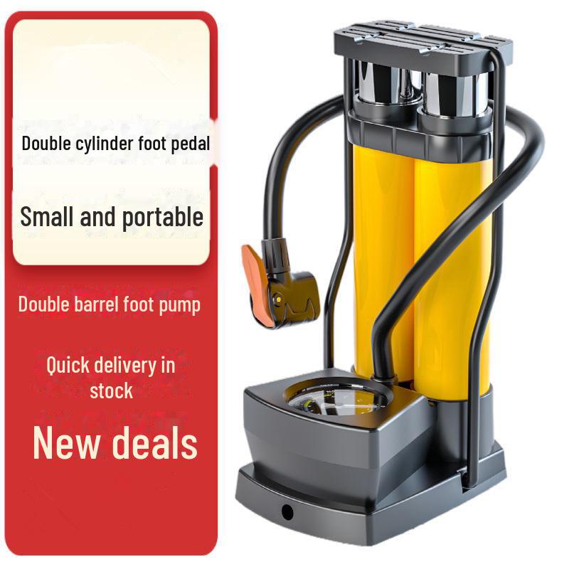 Портативный электрический ножной насос высокого давления для бытового и спортивного инвентаря