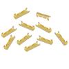 100Pcs Quick Connect Wiring Terminals Brass Crimp Terminals 0.5 1.5mm   Wire Clamps Brass