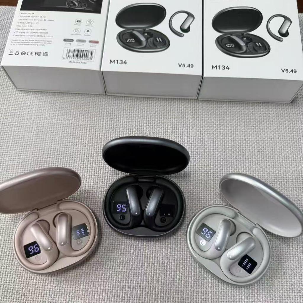 Умные AI-наушники TWS Bluetooth с креплением за ухо M134: Новый стиль, не внутриканальный дизайн
