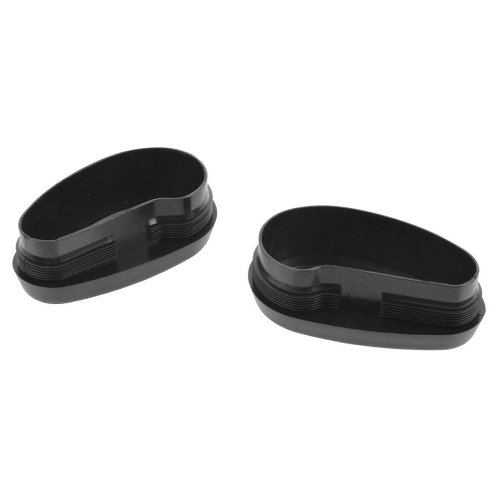 Пара трубчатых боковых подножек или ступеней 2 торцевые заглушки Подходят для 2009-2017 Dodge Ram 1500-3500