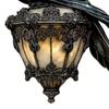 Ворон на фонаре Акриловый ловец солнца Имитация витражного окна Настенное украшение Готический ворон на лампе Декор на Хэллоуин для домашнего декора в стиле темной академии