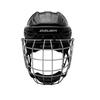 bauer 55 Hockey Helmet Combo with Senior Re-Akt Facemask, (Black, L)