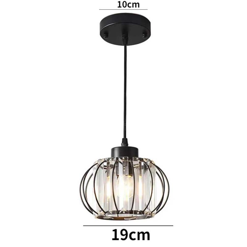 Crystal Corridor Lamp Simple Modern Bedroom Bedside Lamp Corridor Small Chandelier