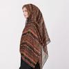 Print Design Middle East Summer New Hijab Beach Sun Protection Silk Scarves Women's Shawl Large Scarf Soft Bufanda Wrap Muslim