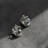 Vintage Crown Ladies Stud Earrings Jewelry For Women Double Layer Earrings Allergy Free