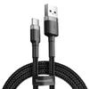 Baseus Кабель Cafule USB для Micro 2.4A Кабель для быстрой зарядки для iPhone Xiaomi Samsung