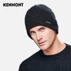 Мужская однотонная термо-шапка Kenmont 9113