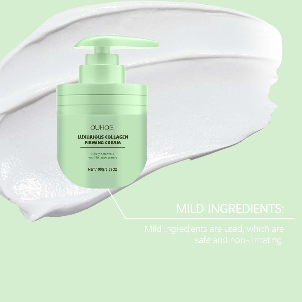 OUHOE Коллагеновый увлажняющий крем, Ежедневный уход за кожей, Питательный, Увлажняющий, Укрепляющий, Увлажняющий, Массажный лосьон для тела, Уменьшает мелкие морщины