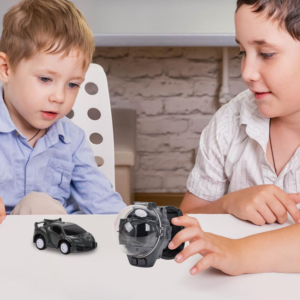 Детские часы с дистанционным управлением, автомобиль с электрическим сплавом, взаимодействие родителей и детей, 2.4G, гоночная игрушка с дистанционным управлением