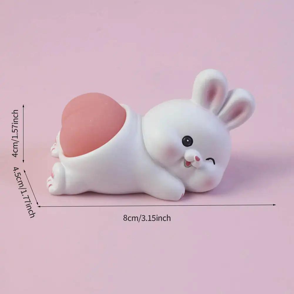 Симпатичные украшения для автомобиля, 3D-игрушки для приборной панели, куклы, игрушки, панда, кошка, кролик, свинья, украшения, подарки, аксессуары для салона автомобиля