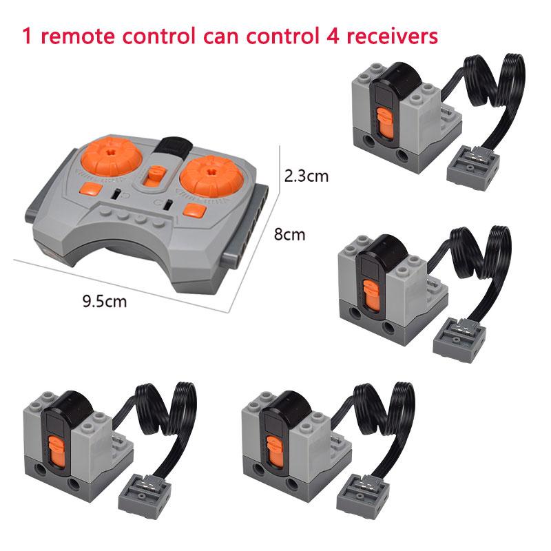 Building Block Motor Lithium Battery Functions Toys Tool Servo Remote Motor PF Model Sets Compatible with Lego High-tech Parts