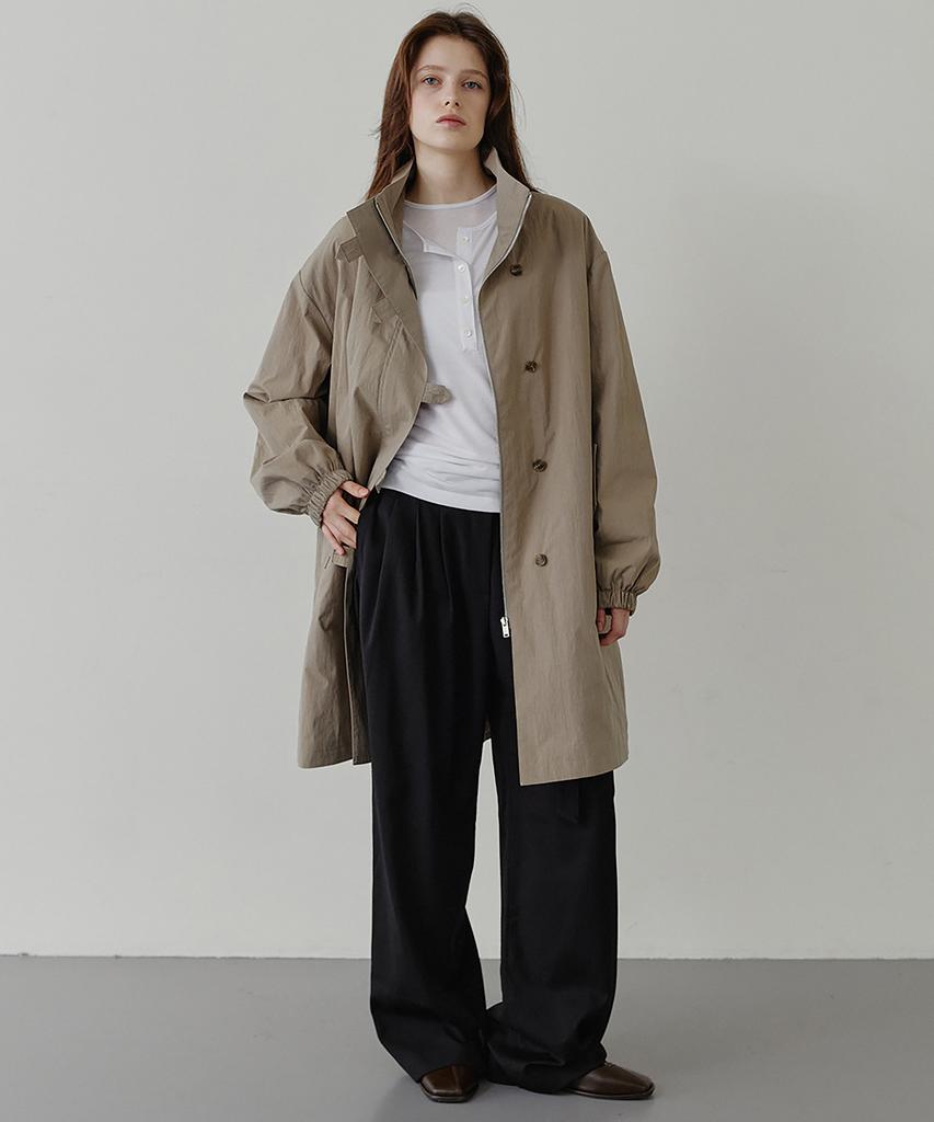 MAKE A TOAST Fishtail Padded Field Jacket (Khaki) Mbffpd003Kk