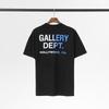 GALLERY tide brand DEPT classic alphabet slogan LOGO gradual change printed short-sleeved T-shirt men and women Qixi Festival couple