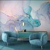 3d Marble Murals Blue Marble Wallpaper Pattern Living Room Bedroom Office Wall Papers Home Decor
